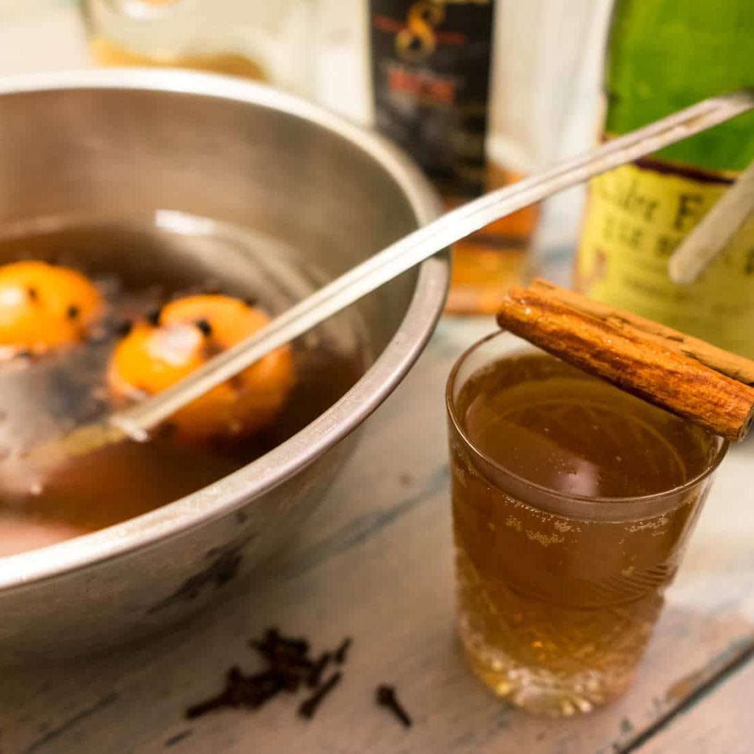 Recette du Punch flambé d'hiver Colada