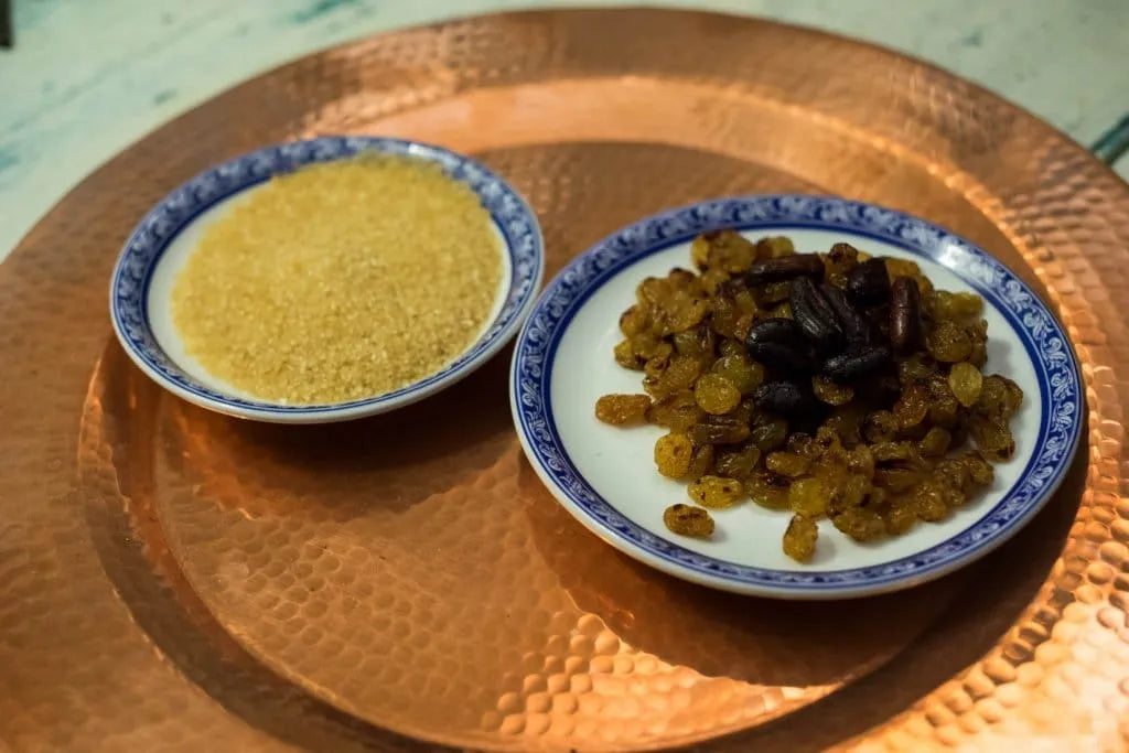 Recette du Sirop de fèves de cacao et raisins secs toastés