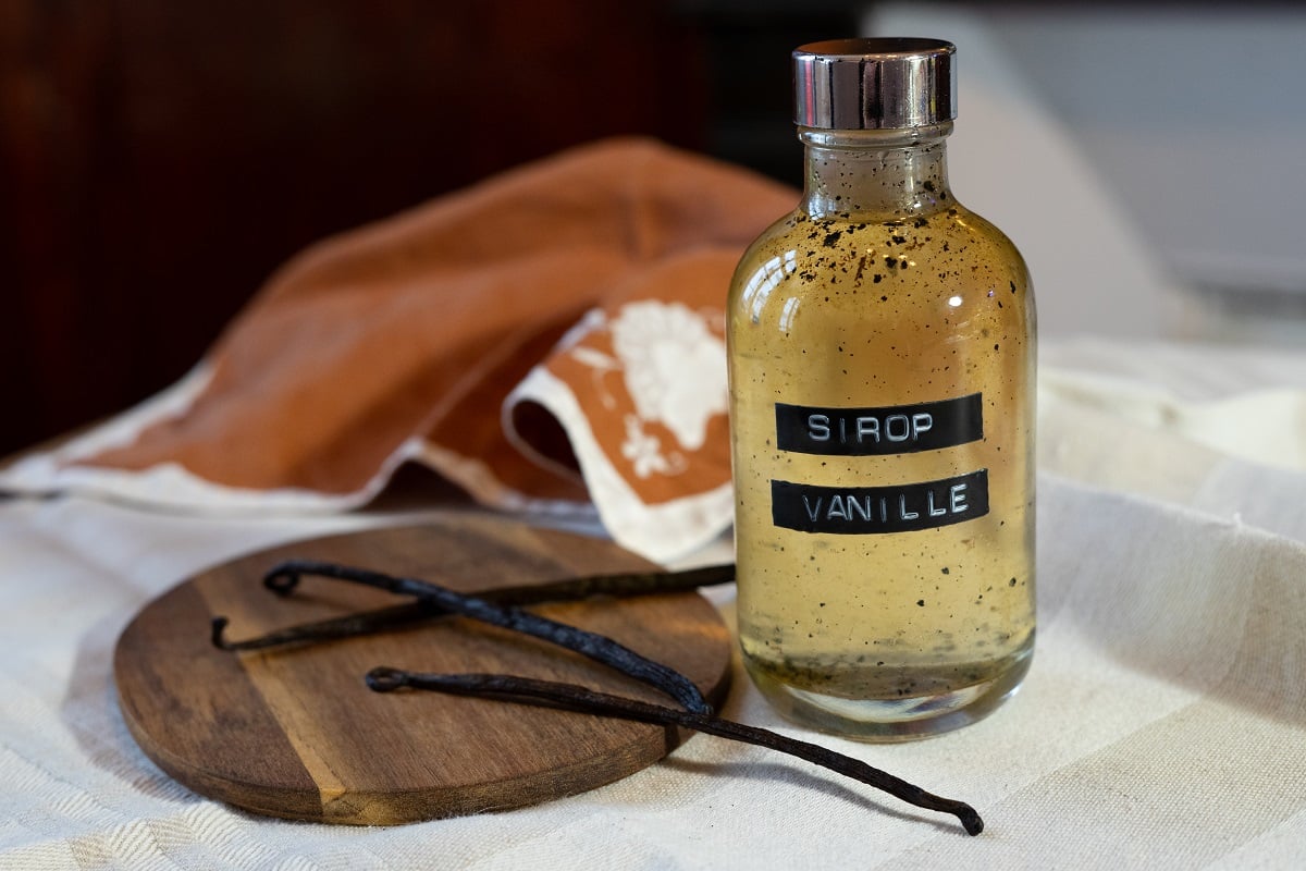 Recette sirop vanille colada