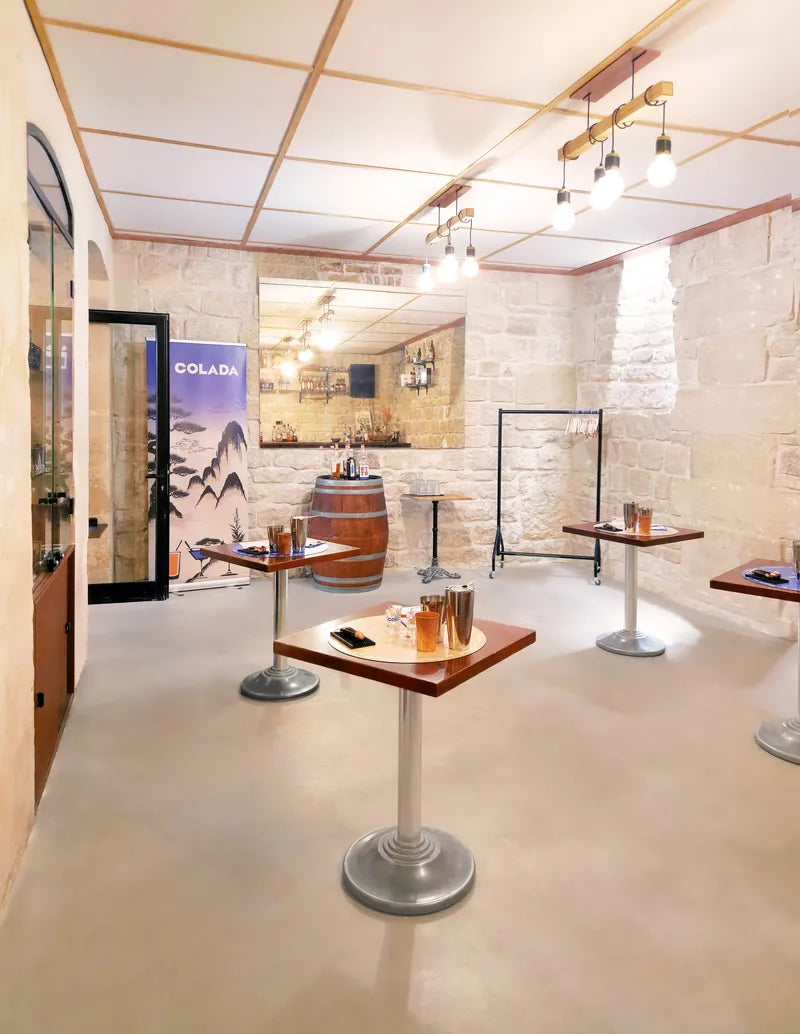 Intérieur de l'atelier Colada à Paris