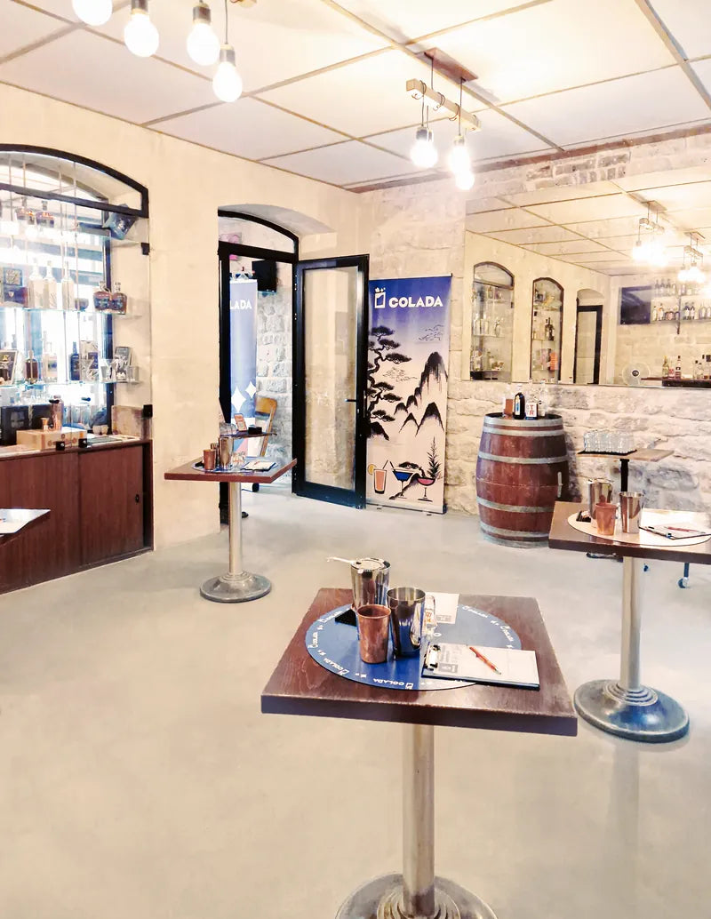 Intérieur de l'atelier Colada à Paris