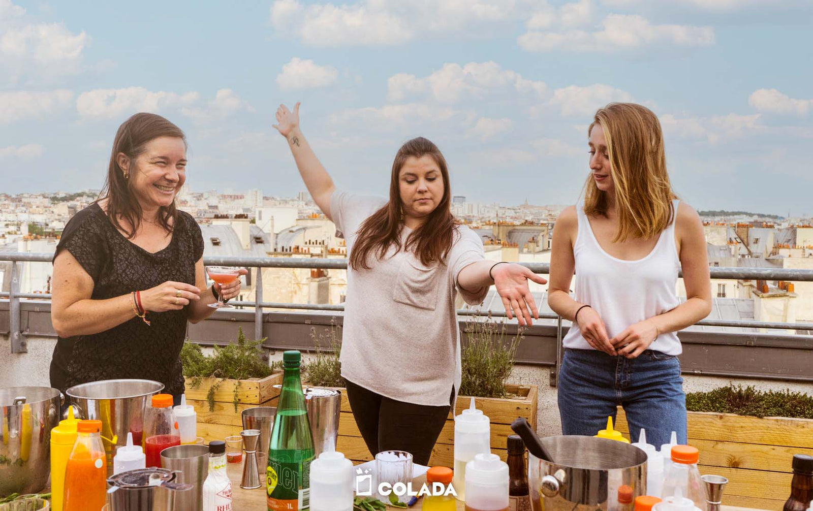 Atelier cocktail team building pour entreprise