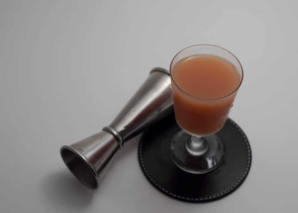 exemple de cocktail Japanese avec sirop d'orgeat