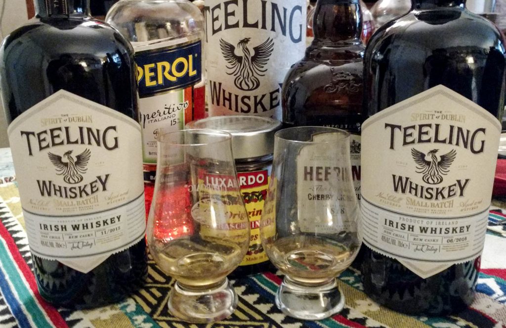 Degustation commune des deux Teeling whiskey