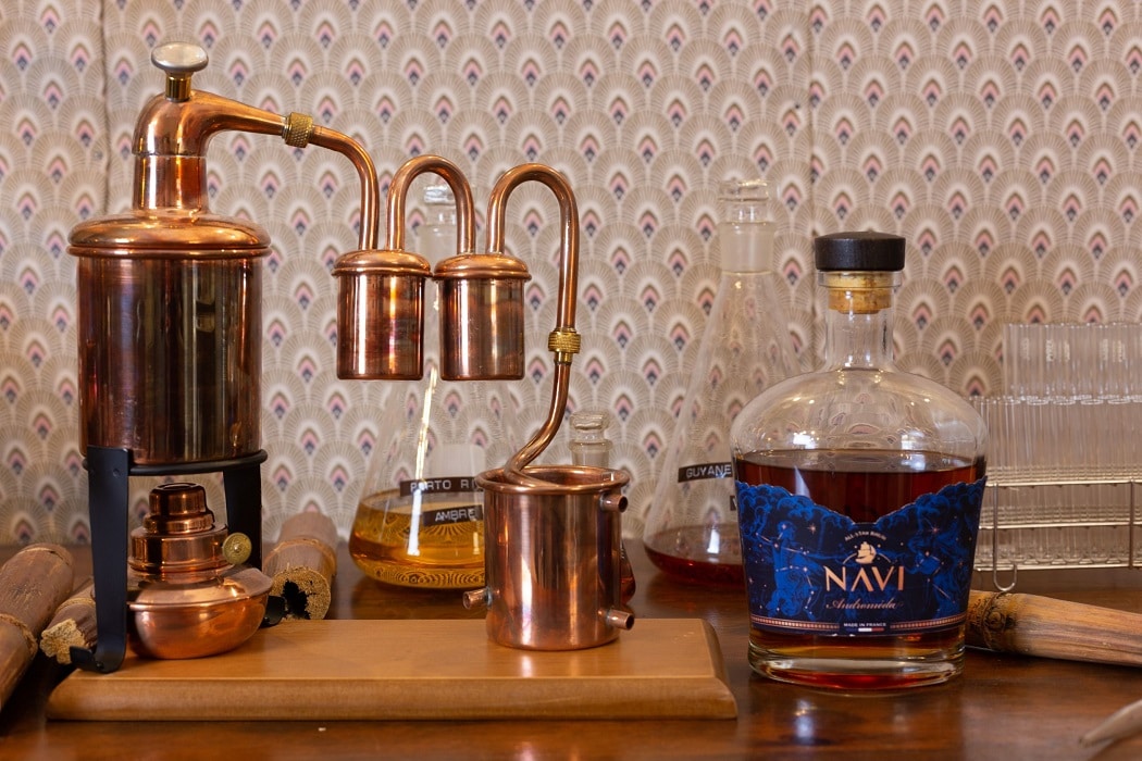 Alambic de l'atelier et cours de rhum Colada