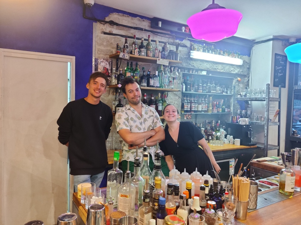 L'équipe de la Gobeleterie, bar à cocktail de Dijon